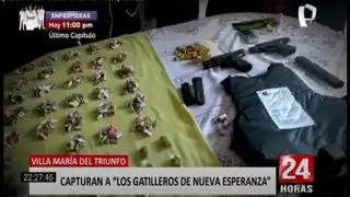 VMT: capturan a "Los Gatilleros de Nueva Esperanza"