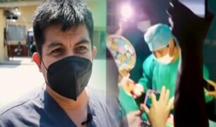 Médicos y enfermeras atendieron parto con luces de teléfonos en Tingo María
