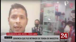 Huánuco: congresista de Perú Libre denuncia que lo echaron de tienda y lo tildaron de borracho