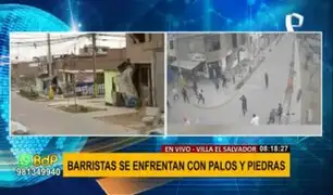 Hinchas se enfrentan en VES: vecinos temen denunciar por amenazas de barristas