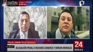 Fiscal Omar Tello detalla la acusación penal contra Miriam Morales y ´Richard Swing'