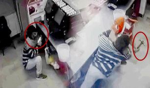 VES: trabajador evita asalto de pizzería enfrentándose con ladrón a martillazos