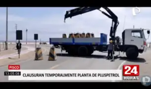 Pisco: municipio de Paracas clausura temporalmente planta de Pluspetrol