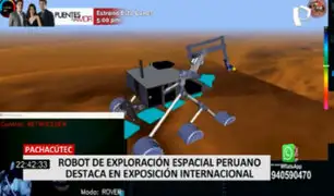 Pachacútec: peruano presentó en Europa vehículo de exploración espacial