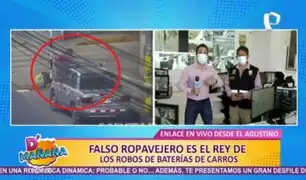 Falso reciclador roba baterías de autos en El Agustino y sigue libre por falta de denuncias