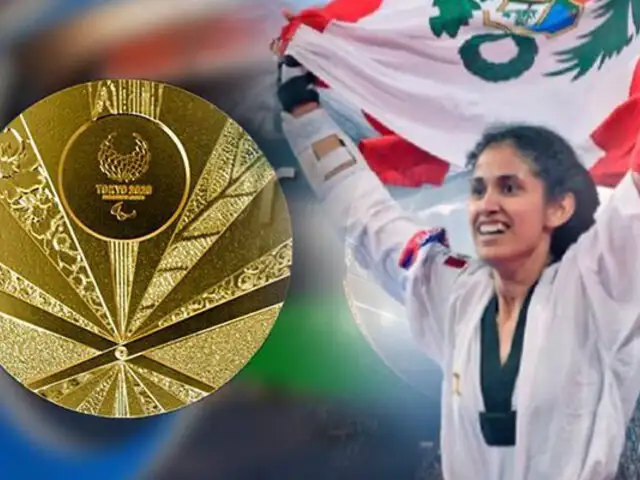 Angélica Espinoza gana medalla de oro en Para Taekwondo de Tokio 2020