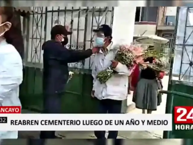 Huancayo: cementerio general reabrió tras un año y medio