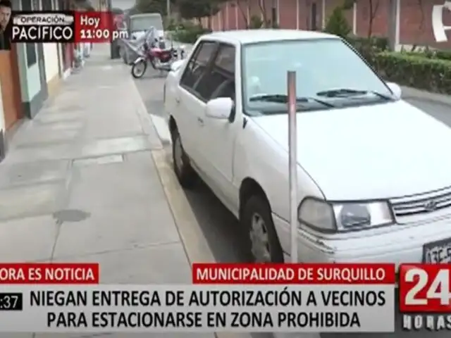 Surquillo:  alcalde niega entrega de autorización a vecinos para estacionarse en zonas prohibidas