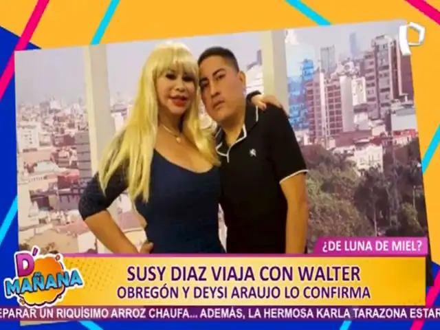Las picantitas del Espectáculo: Susy Díaz viajó a Cancún con Walter Obregón