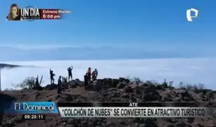 Maravilla natural en Ate: conozca el “Colchón de nubes” a más de 1 100 metros