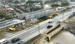 Puente Huaycoloro: Tránsito vehicular fue reabierto por la Municipalidad de Lima