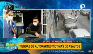 Ola de asaltos en San Luis: tiendas de autopartes se convierten en blanco de la delincuencia