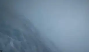 ¡Espectacular! Drone graba huracán desde su interior en medio del océano