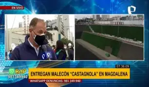 Muñoz entrega malecón Castagnola en Magdalena: “Espacio se volverá icónico para la ciudad”