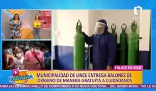 Lince: comuna recarga y presta balones de oxígeno de manera gratuita a ciudadanos