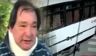 Argentina: hombre es atropellado por bus y sale sin ningún rasguño