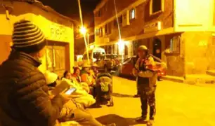 Arequipa: familias pasaron la noche en la calle tras sismo de 5.5 grados que se registró ayer