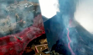 Volcán Cumbre Vieja: lava llega a cementera y provoca nube de gases tóxicos