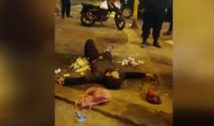 Rímac: mendigo extranjero fue baleado tras pedir limosna en la calle