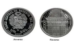 BCR lanza nueva moneda de S/1 alusiva al bicentenario de la Biblioteca Nacional del Perú