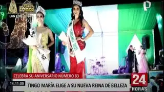 Tingo María eligió a su nueva reina de belleza