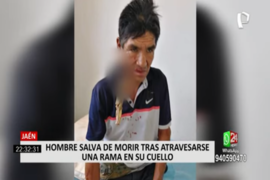 Jaén: hombre salva de morir tras ser atravesado por una rama