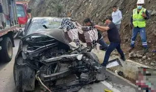 La Libertad: choque entre auto y volquete deja un muerto y cuatro heridos de consideración