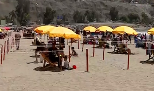 Decenas de familias visitan playa Agua Dulce respetando los protocolos sanitarios