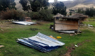 Áncash: fuertes vientos causan severos daños en techos de varias viviendas