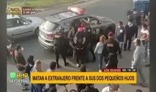 ¡Terrible! Extranjero es asesinado a balazos frente a sus dos pequeños hijos en Los Olivos