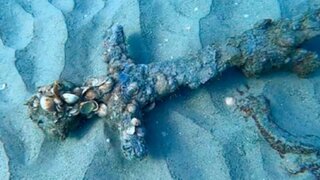 Israel: hallan espada de 900 años que se encontraba en el fondo del mar