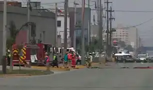 Cercado de Lima: evacuan a trabajadores y comerciantes por fuga de gas natural