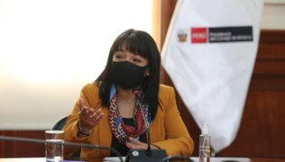Mirtha Vásquez: "Esperamos llegar al Congreso habiendo designado al ministro del Interior"