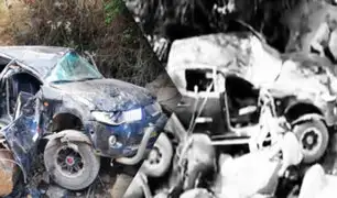 Despiste de camioneta en Huanta deja un muerto y dos heridos