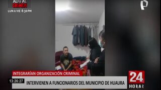 Huacho: intervienen a funcionarios de la Municipalidad de Huaura
