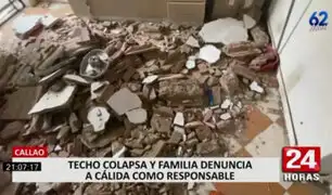 Callao: techo de vivienda colapsó y familia responsabilizó a la obra de Cálidda