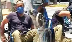 Este es el calvario de recorrer las calles de Lima en silla de ruedas