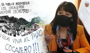 Cocaleros de Puno levantarán paro, anunció premier Mirtha Vásquez