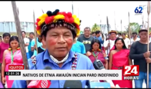 Loreto: nativos awajún advierten que no saldrá una sola gota de petróleo si no atienden sus reclamos