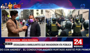 Mesa Redonda: ambulantes intentar retomar las calles