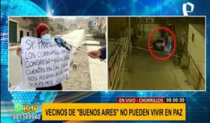 Chorrillos: vecinos denuncian ola de asaltos