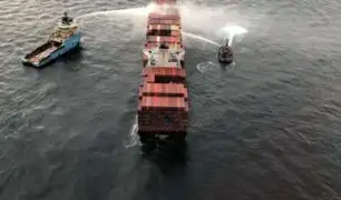 Canadá: se incendia barco que transportaba químicos