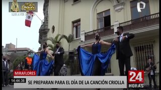 Inician celebraciones por el Día de la Canción Criolla en Miraflores