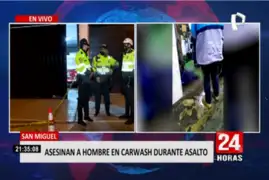 San Miguel: asesinan a conductor de mototaxi por resistirse a robo de su vehículo en car wash
