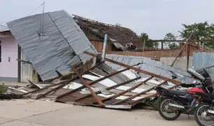 Vientos huracanados dejan sin techo más de 30 viviendas en la región Junín