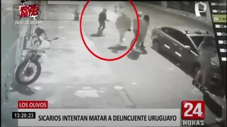 Los Olivos: sicario intenta asesinar a delincuente uruguayo