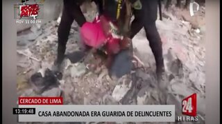 Cercado de Lima: casona abandonada era guarida de delincuentes