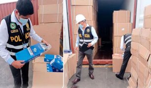 Mercadería de contrabando por casi medio millón de soles fue incautada en el Callao