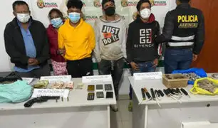 Decomisan cocaína, armas y granadas de guerra a banda criminal en Pisco