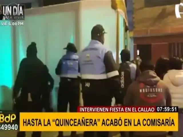 ‘Quinocovid’ en el Callao: quinceañera acabó en comisaría por fiesta en pleno toque de queda